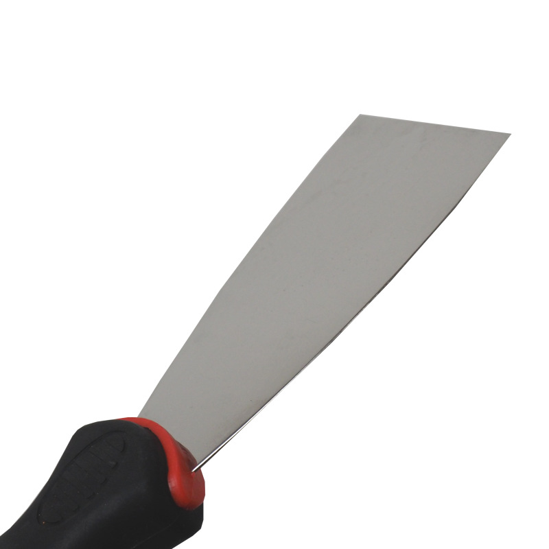TOPTRADE špachtľa nerezová, s gumenou, ergonomickou rukoväťou, 50 mm, profi 5