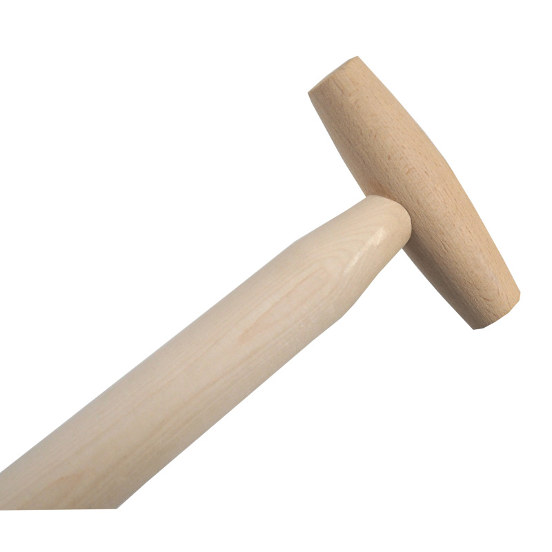 TOPTRADE násada na lopatu a vidly, rovná, s koncovkou T, 120 cm 2