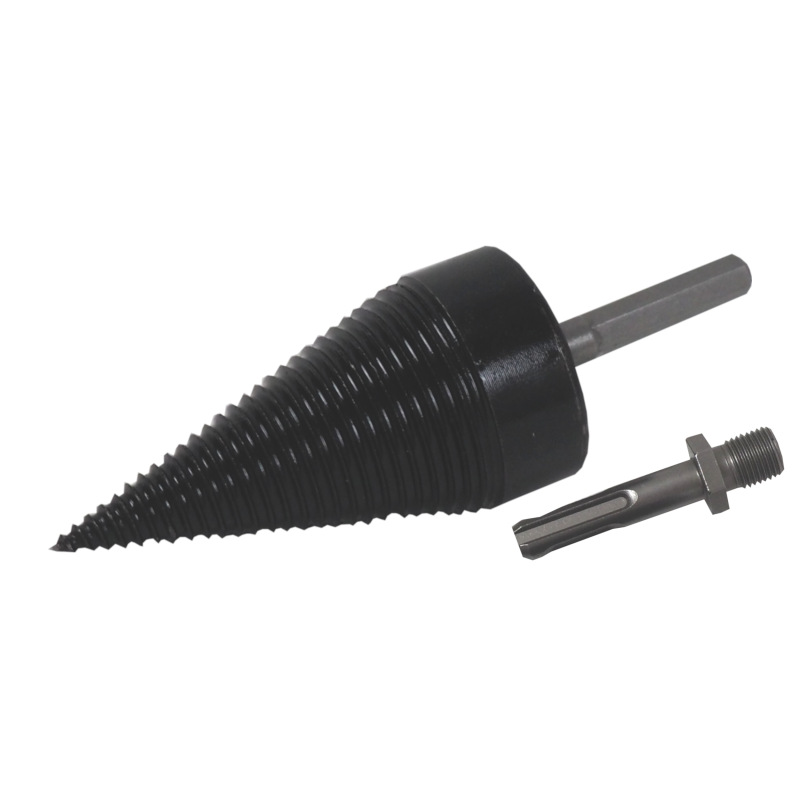 TOPTRADE trn štiepací, na drevo, 2 x adaptér 65 mm, SDS+ a šesťhran, 50 x 102 mm
