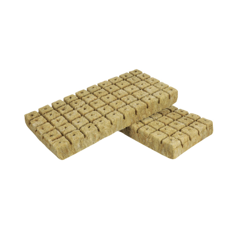 TOPTRADE vlna minerálna, na zaklíčenie rastlín, s dierou, 25 x 25 x 25 mm, súprava 100 ks