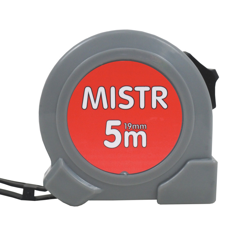 TOPTRADE meter zvinovací, „MISTR“, jednobrzdový, 19 mm x 5 m