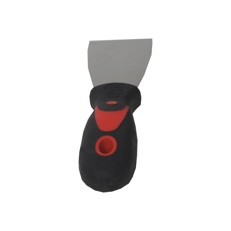 TOPTRADE špachtľa nerezová, s gumenou, ergonomickou rukoväťou, 50 mm, profi 3