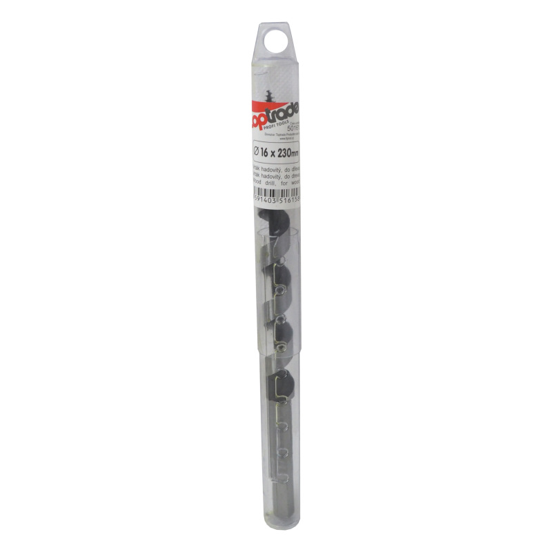 TOPTRADE vrták hadovitý, do dreva, O 16 x 230 mm 2