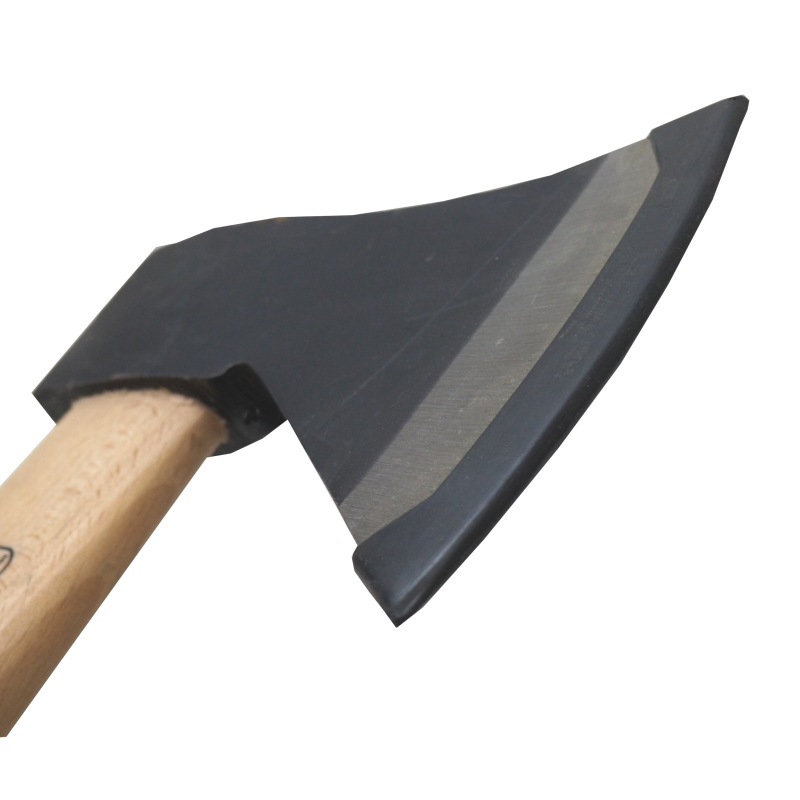 TOPTRADE sekera drevorubačská, s drevenou násadou, 600 g, štandard 7