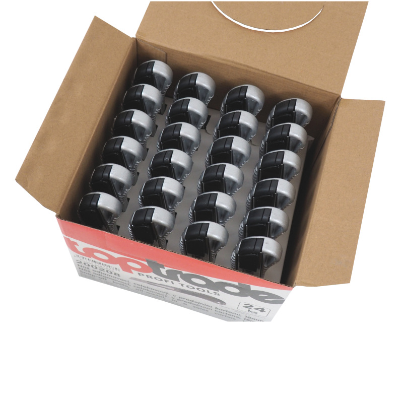 TOPTRADE nôž odlamovací, celokovový, v predajnom kartóne, súprava 24 ks, 18 mm 10