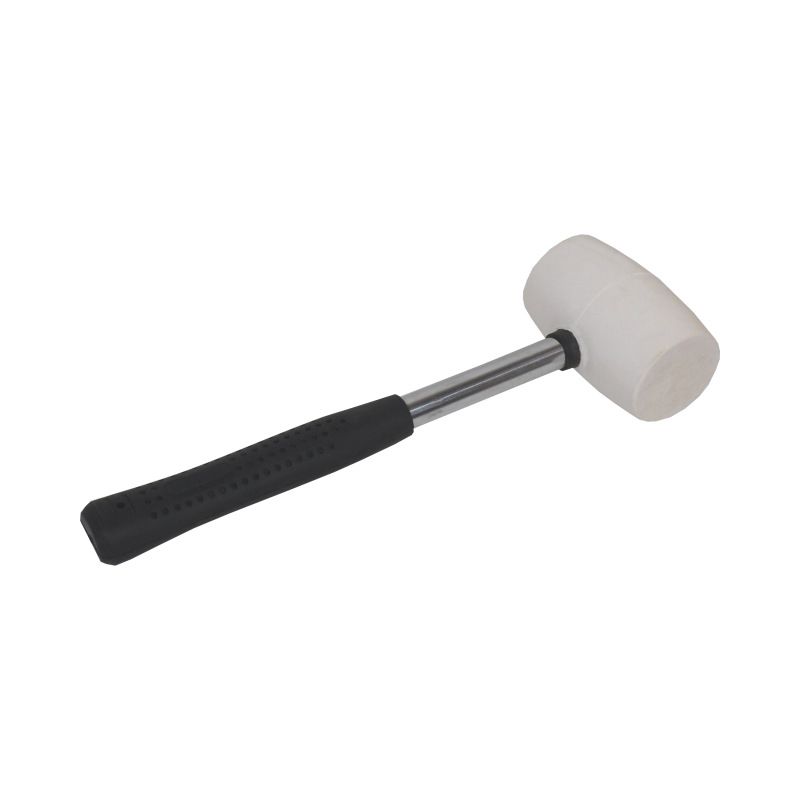 TOPTRADE kladivo gumené, biele, s kovovou rukoväťou, O 50 mm / 450 g profi 2