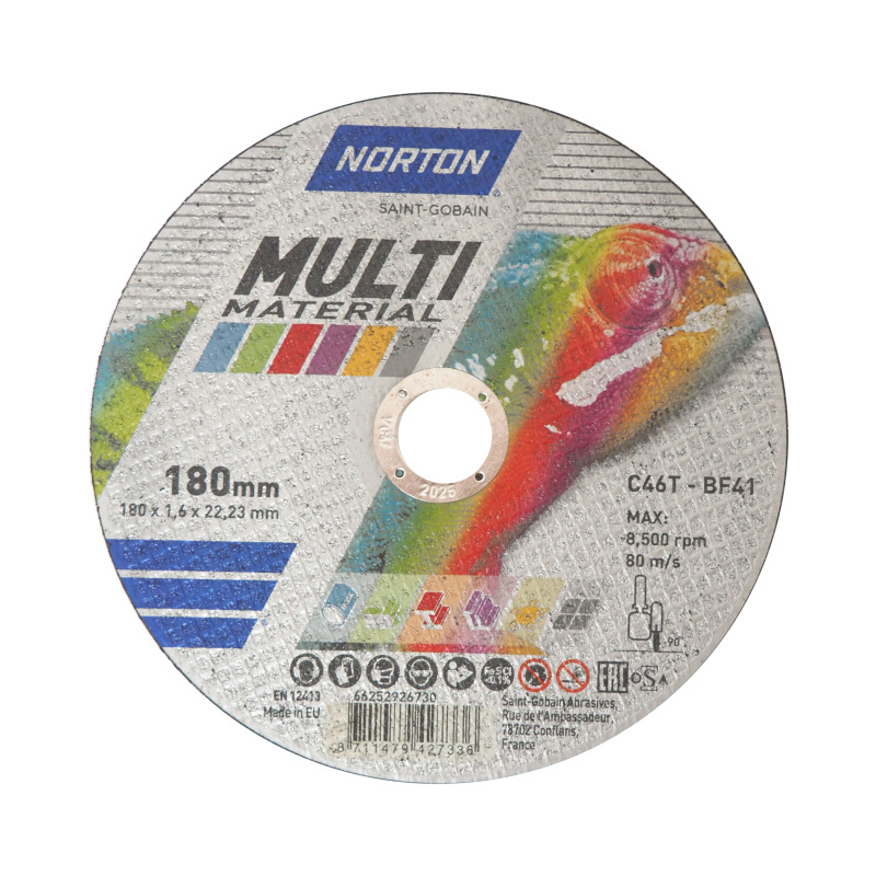 kotúč Flexovit, rezný, univerzálny, 180 x 22,23 x 1,6 mm, profi