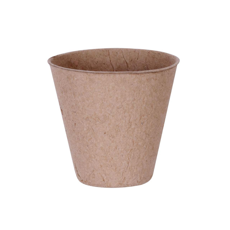 TOPTRADE sadbovač papierový, okrúhly, O 8 cm, výška 7,5 cm, súprava 24 ks