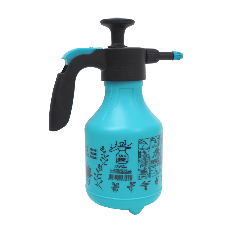 TOPTRADE postrekovač plastový, ručný, tlakový, profi, 1,5 l 2