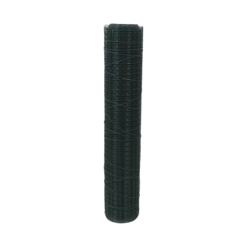 TOPTRADE sieť zváraná, poplastovaná, zelená, 16/1,2 mm, 500 mm x 5 m 1