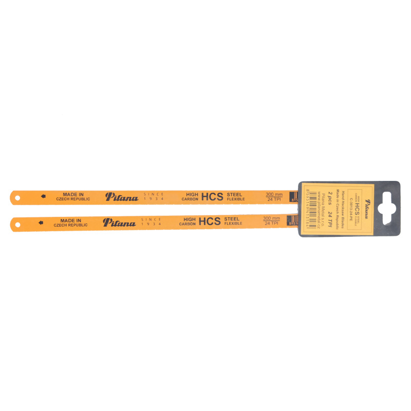 list náhradný, do píly na kov, jednostr., sada 2 ks, Cr 300x13x0,65 mm 24z, HCS, Pilana 1