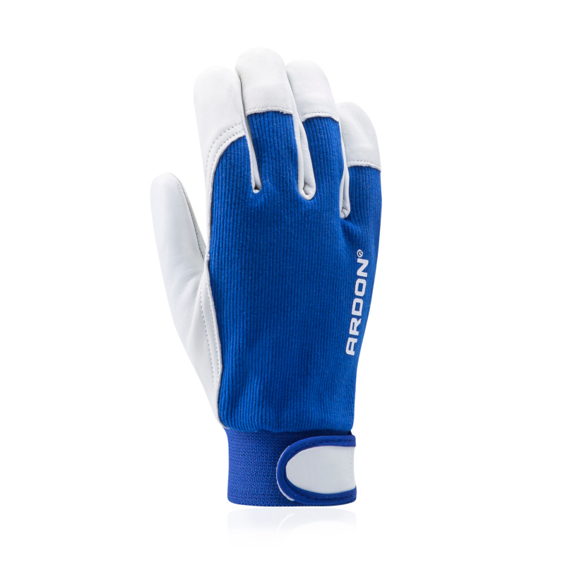 rukavice HOBBY, s blistrom, bavlnené, suchý zips, veľkosť 12