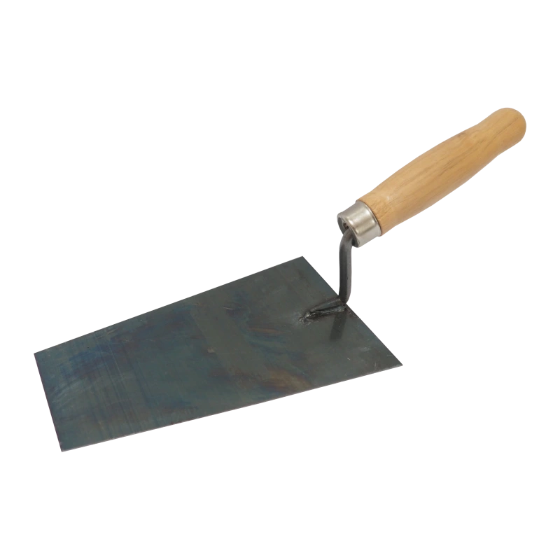 TOPTRADE lyžica murárska, oceľová, 180 x 110 mm, profi