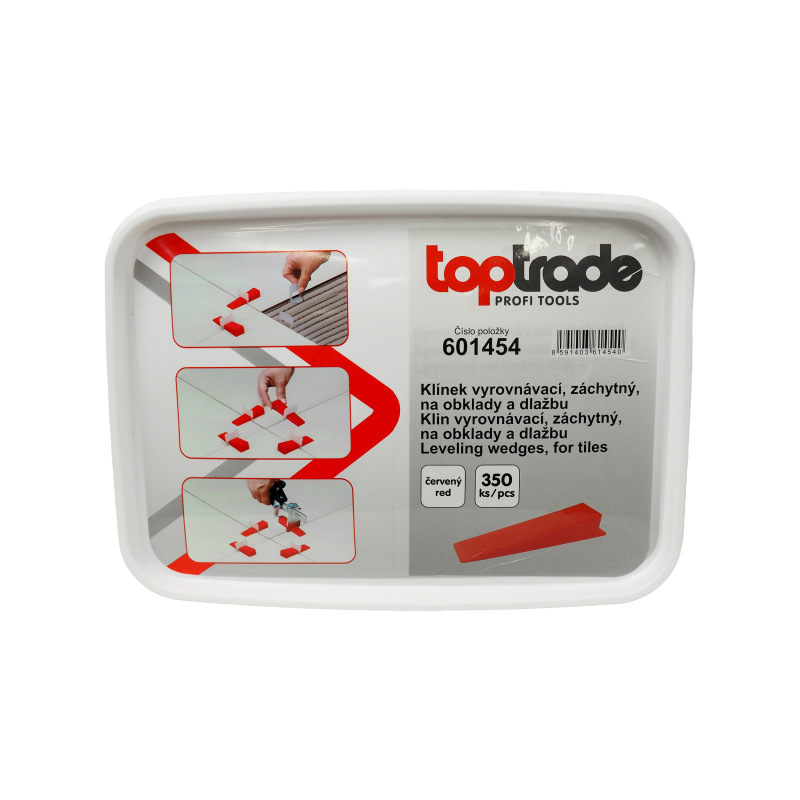 TOPTRADE klin, vyrovnávacie, záchytný, na obklady a dlažbu / 350 ks 1