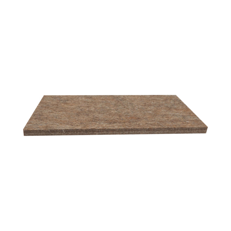 TOPTRADE povrch náhradný, plsť hnedá, 220 x 135 x 10 mm 1