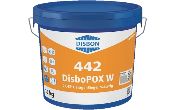 Dispobox 442 - vodou riedieteľný dvojkomponentný náter na podlahy