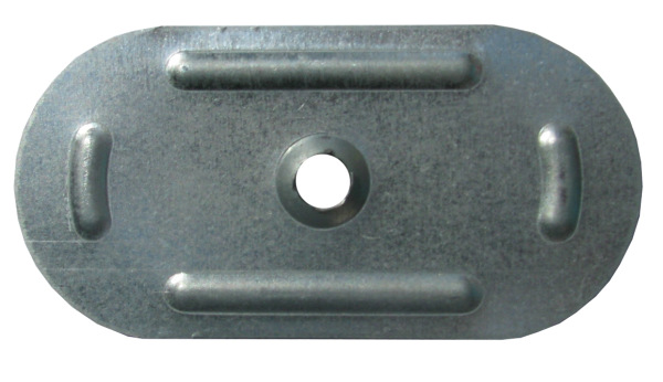 Strešná podložka oválna pozink, 1mm POW-07 AI Zn