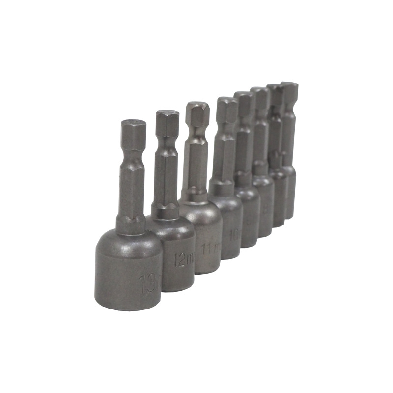 TOPTRADE sada adaptérov, s magnetom, 6 - 13 mm, 8 ks 4
