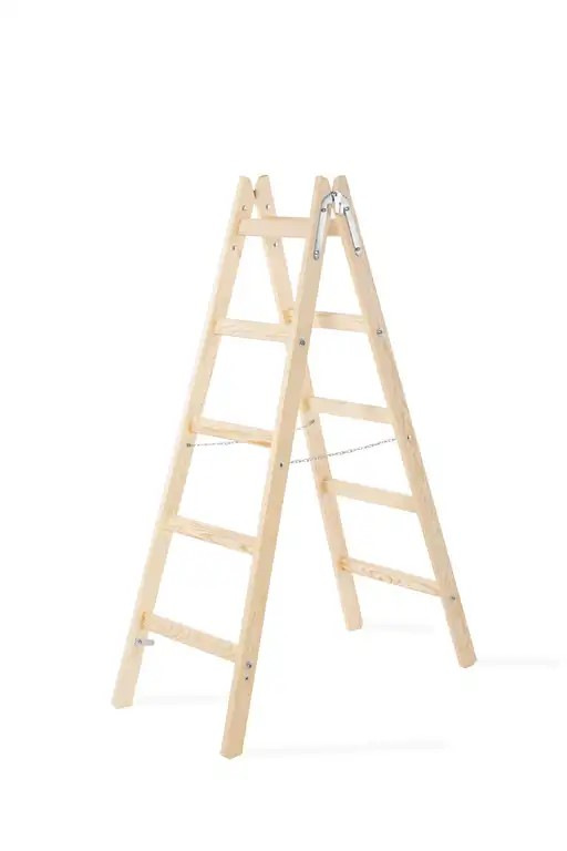 rebrík maliarsky, drevený, 2 x 5 priečok