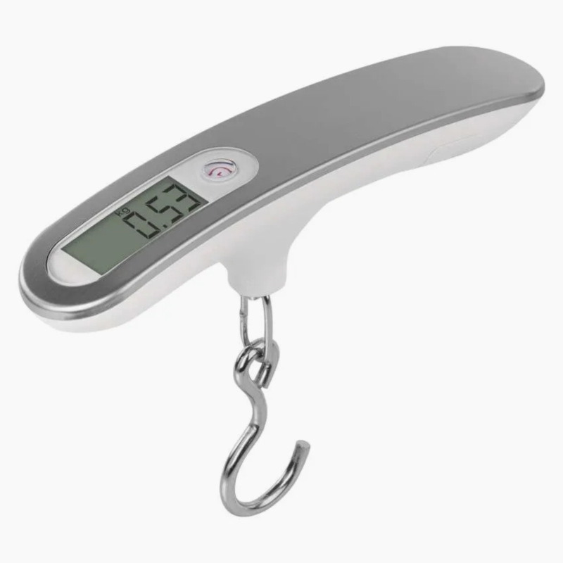 váha závesná digitálna, PT-506, strieborná, max.50 kg, CR2032 1x, 3 V 1