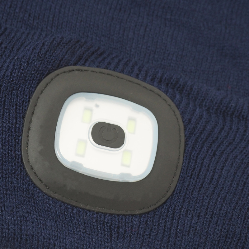 čiapka LED, veľkosť L, s LED svetlom, modrá 2