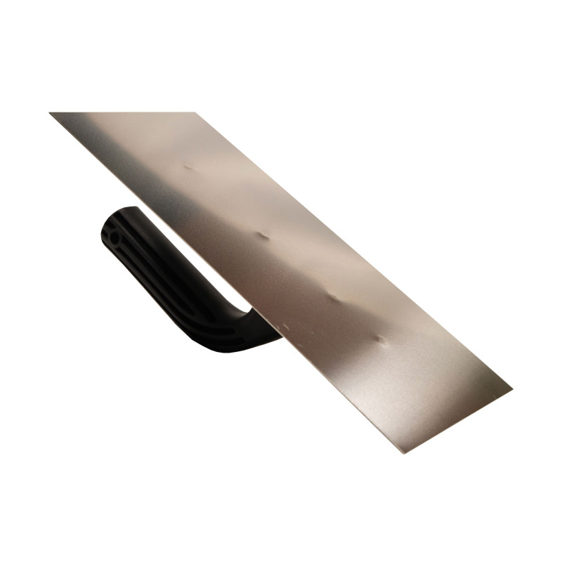 TOPTRADE hladítko nerezové, s plastovou rukoväťou, hladké, 270 x 130 mm, hobby 2