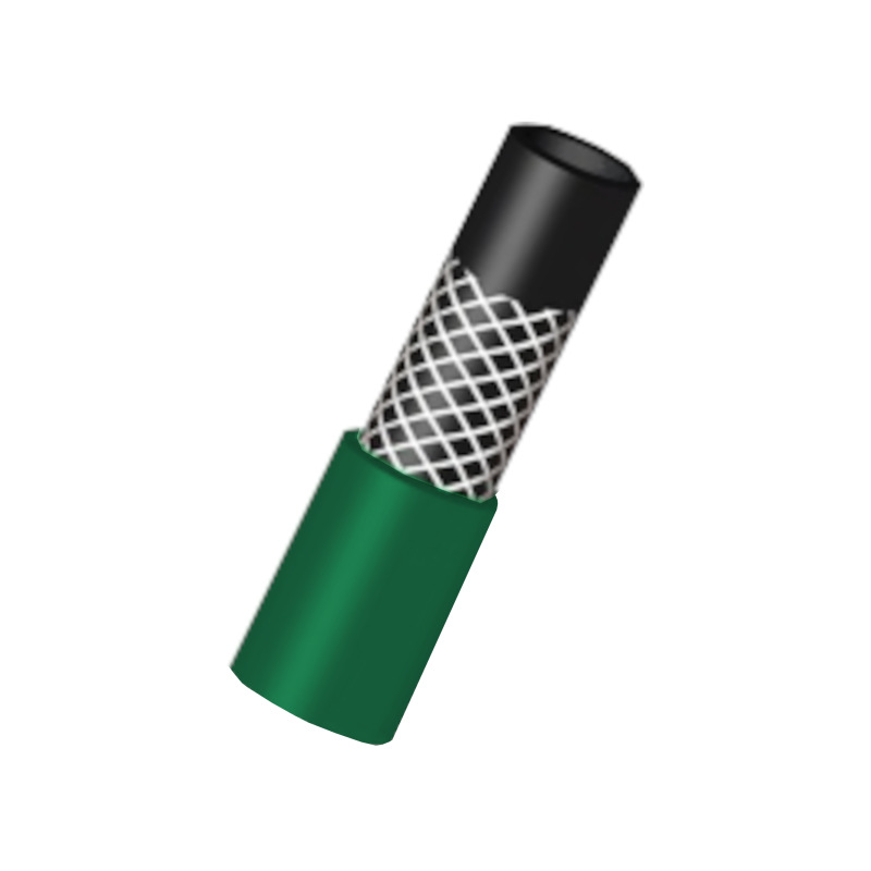 TOPTRADE hadica zahradná, zeleno - čierna, nepriehľadná, 1/2", 50 m 2