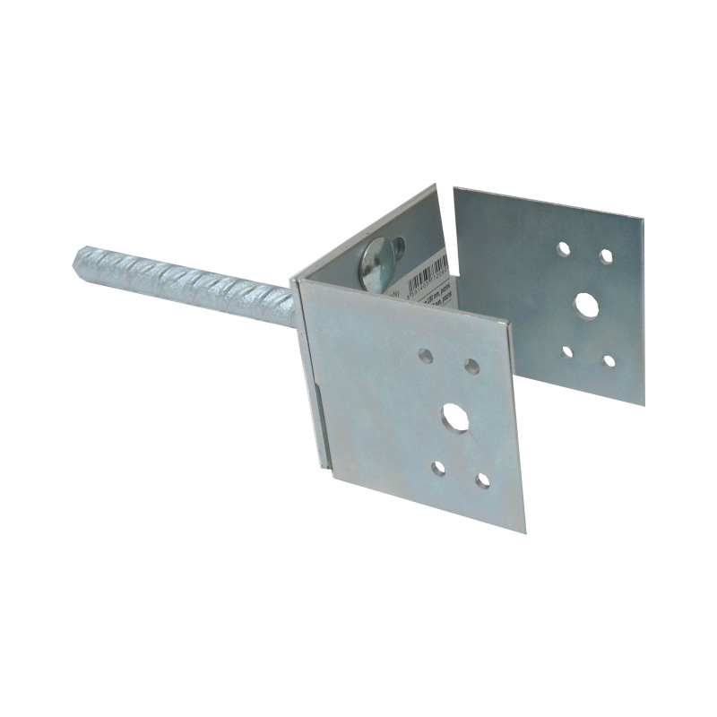 TOPTRADE pätka kotevná, staviteľná, do betónu, 80 - 150 x 90 mm, pozinkovaná
