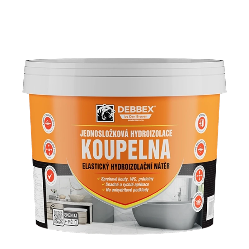 Jednozložková hydroizolácia KÚPEĽŇA