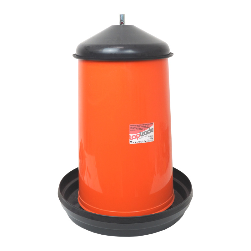 TOPTRADE kŕmidlo automat, stacionárne, závesné, pre hydinu, 27l 2