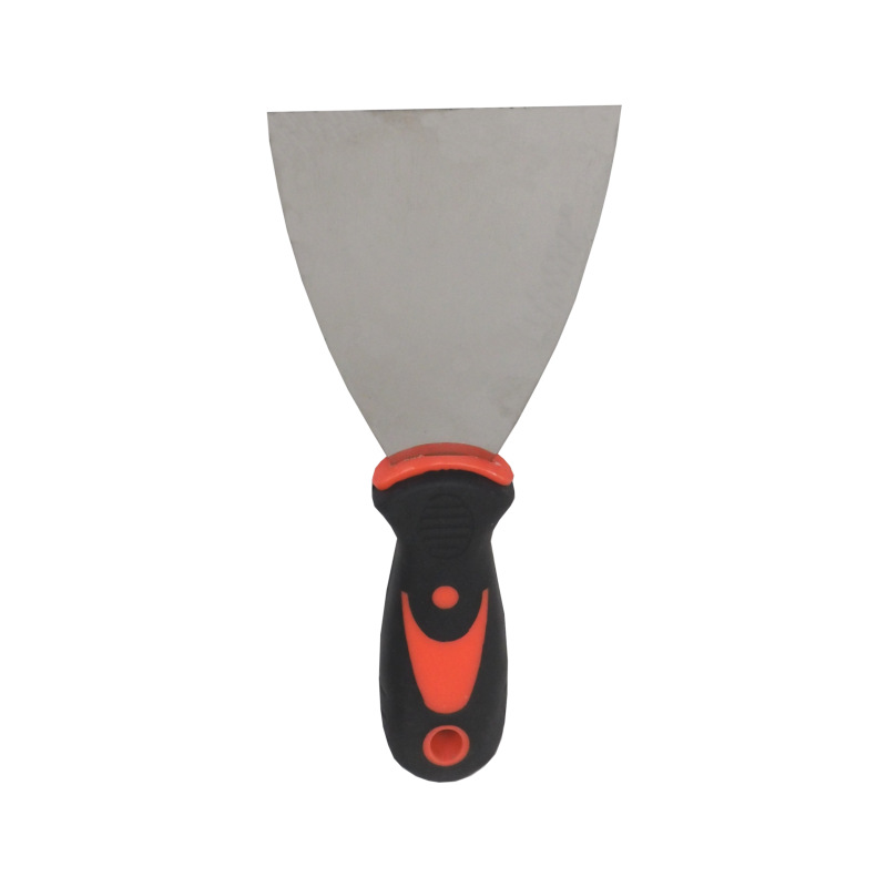 TOPTRADE špachtľa nerezová, s gumenou, ergonomickou rukoväťou, 62 mm, profi 3