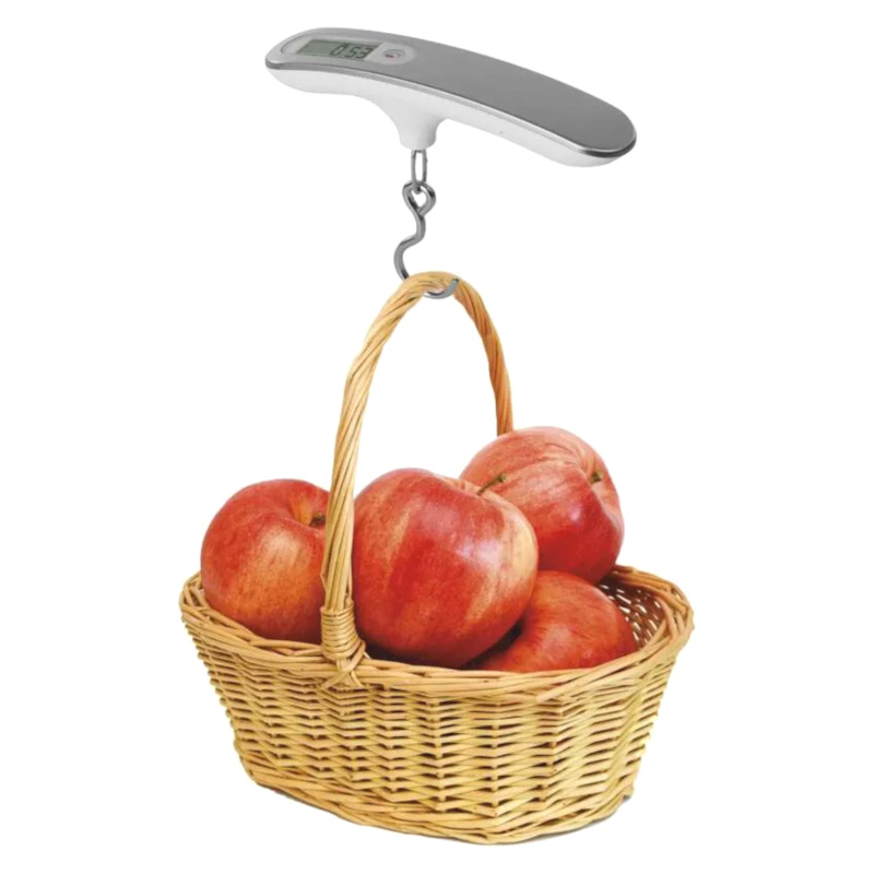 váha závesná digitálna, PT-506, strieborná, max.50 kg, CR2032 1x, 3 V 11