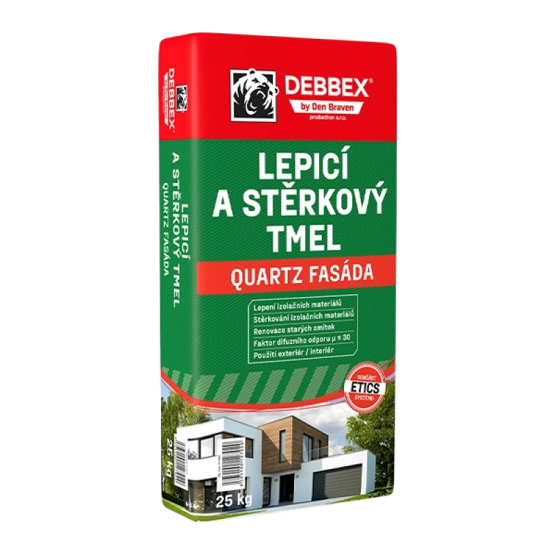 Lepiaci a stierkový tmel QUARTZ FASÁDA