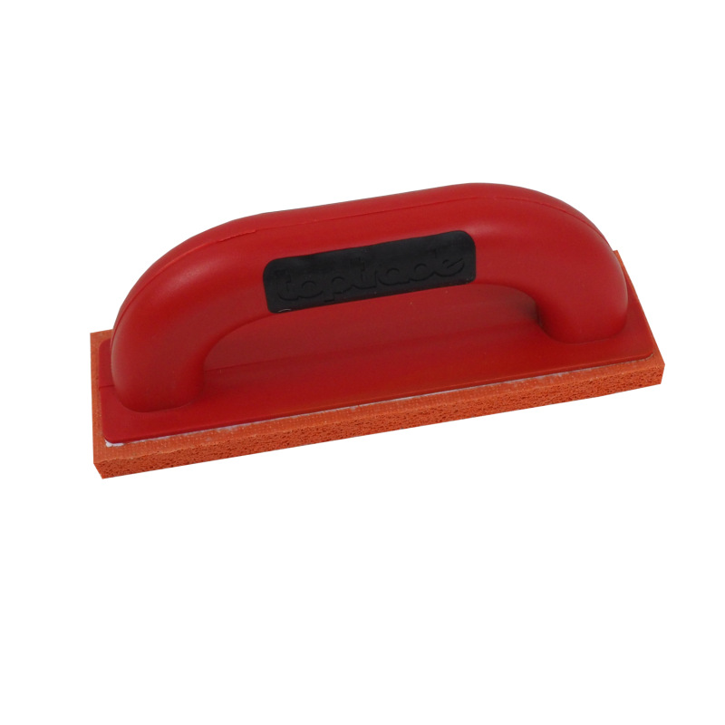TOPTRADE hladítko ABS, huba jemná, špaletové, PROFESSIONAL, 220 x 65 x 12 mm