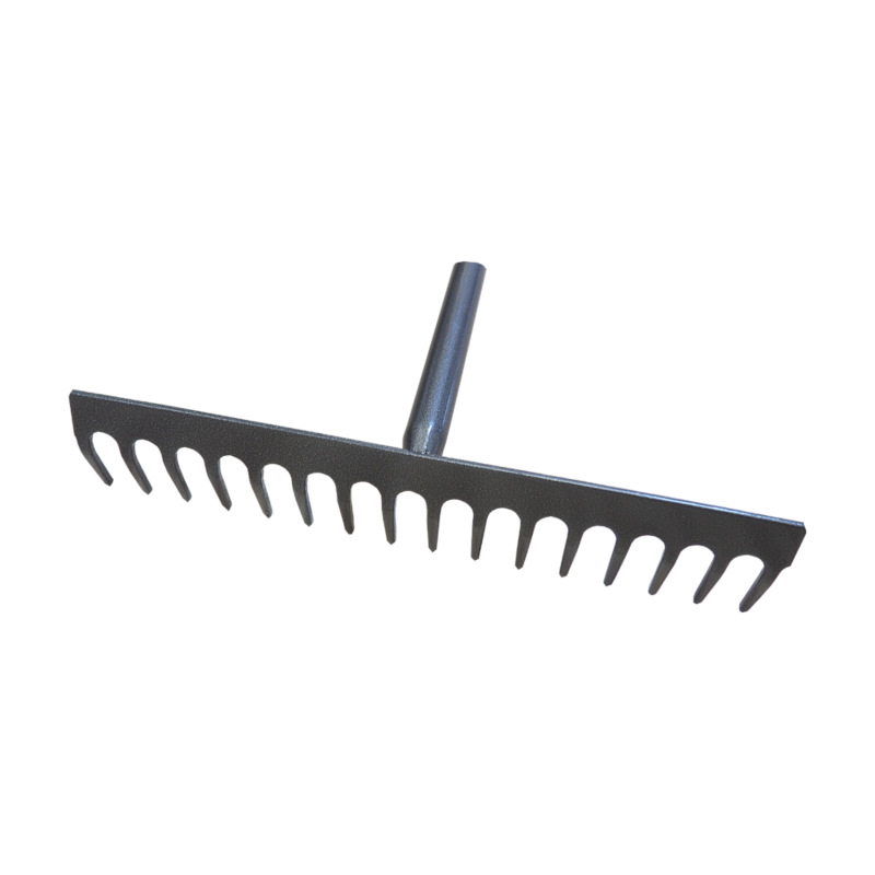 TOPTRADE hrable štandard, 16 zubov, kovové, kovová násada, dĺžka 1500mm, Profi 2