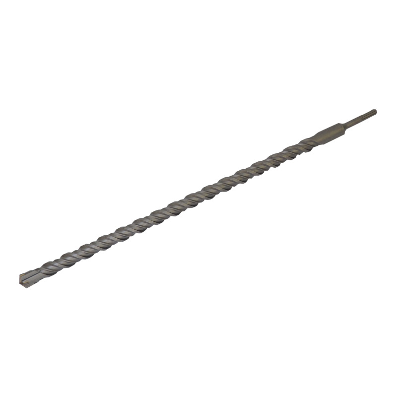 TOPTRADE vrták SDS +, s vidiovým, krížovým hrotom, pre murivo a betón, O 26 x 800 mm