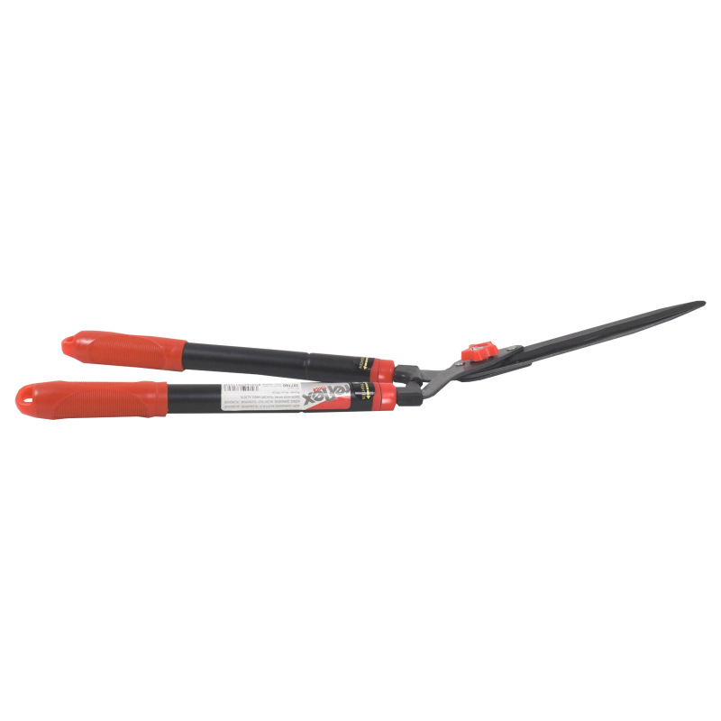 TOPTRADE nožnice záhradnícke, celokovové, teleskopické, na živý plot, 620/830 mm 1