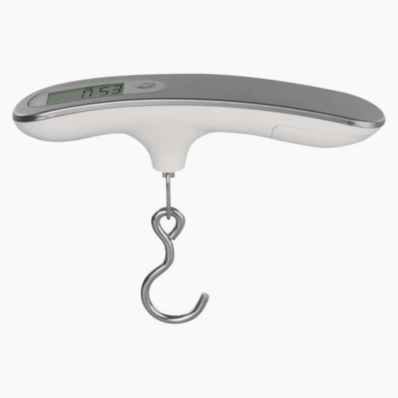 váha závesná digitálna, PT-506, strieborná, max.50 kg, CR2032 1x, 3 V 2