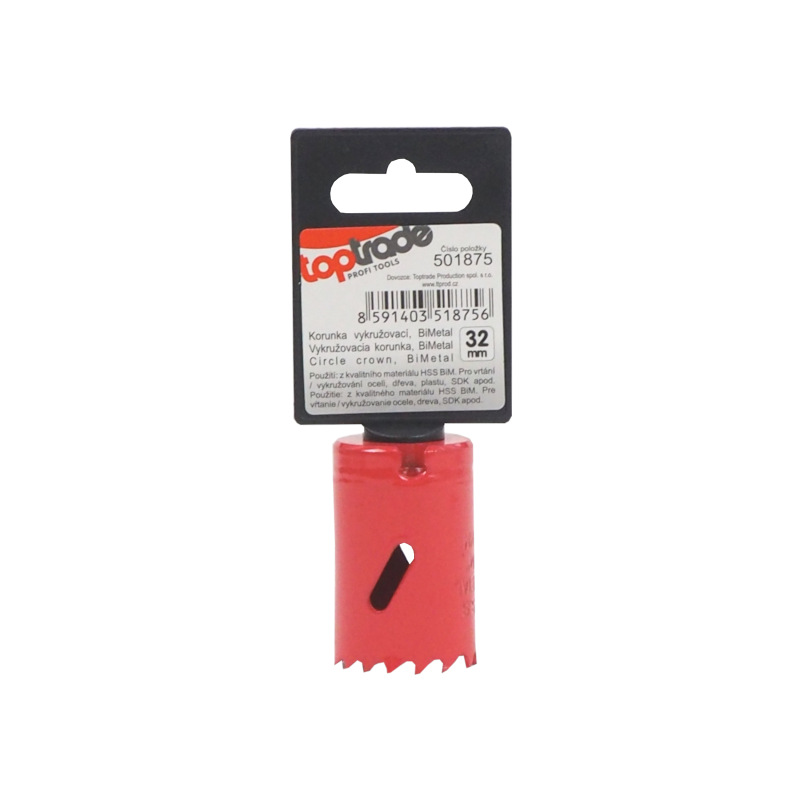 TOPTRADE korunka vykružovacia, BiMetal, 32 mm 1