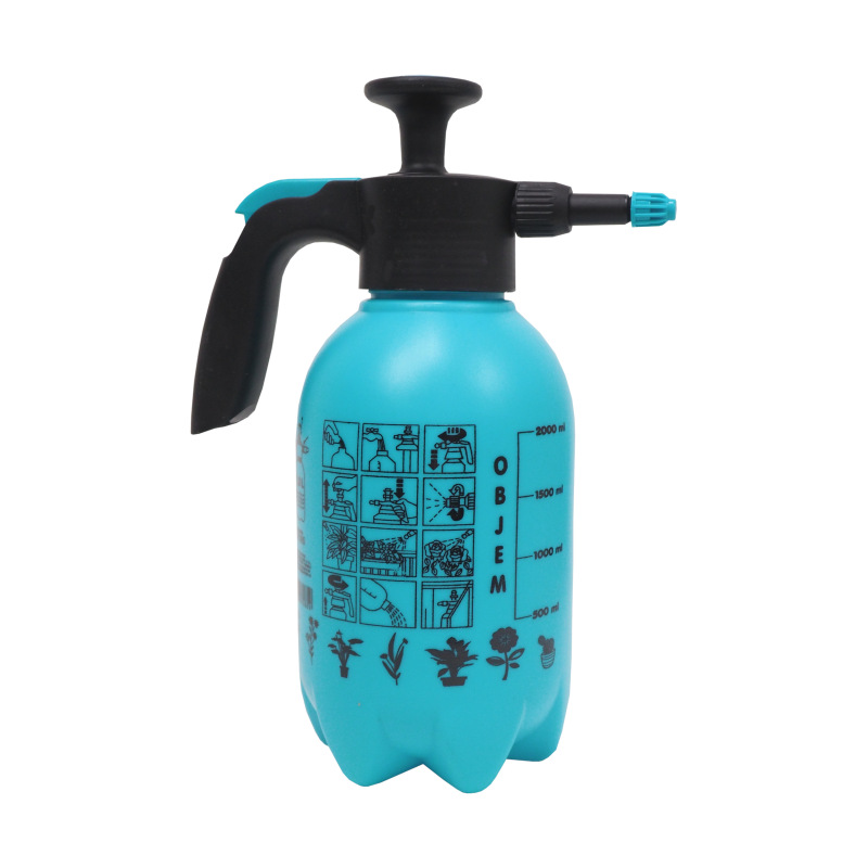 TOPTRADE postrekovač plastový, ručný, tlakový, profi, 2,0 l 2