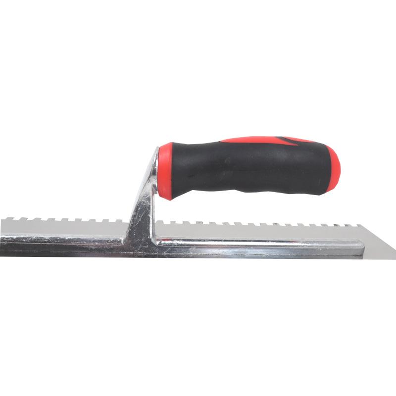 TOPTRADE hladítko nerezové, s pogumovanou rukoväťou, zub 6 mm, 360 x 120 mm 7