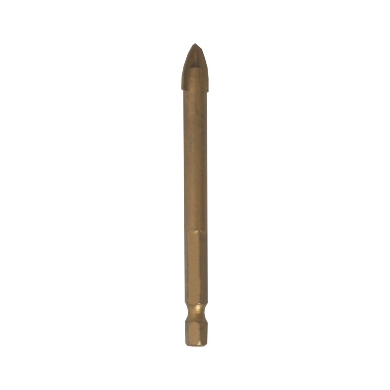 TOPTRADE vrták do skla, keramiky a dlažby, O 8 mm x 80 mm, stopka Hex 1