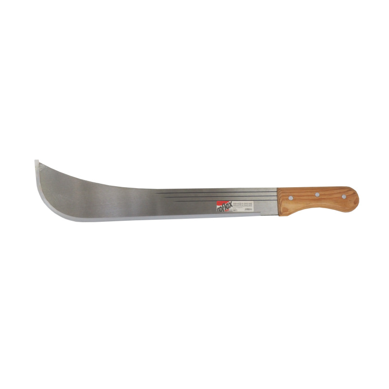 TOPTRADE mačeta oceľová, s drevenou rukoväťou, 20 "čepeľ, 700 mm 1