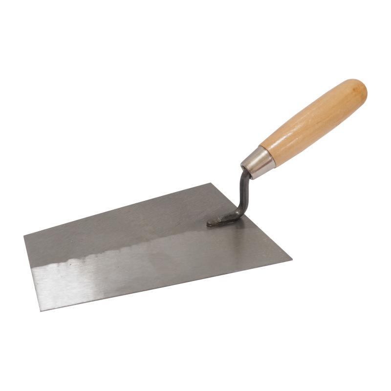 TOPTRADE lyžica murárska, brúsená 180 x 130 mm, standard