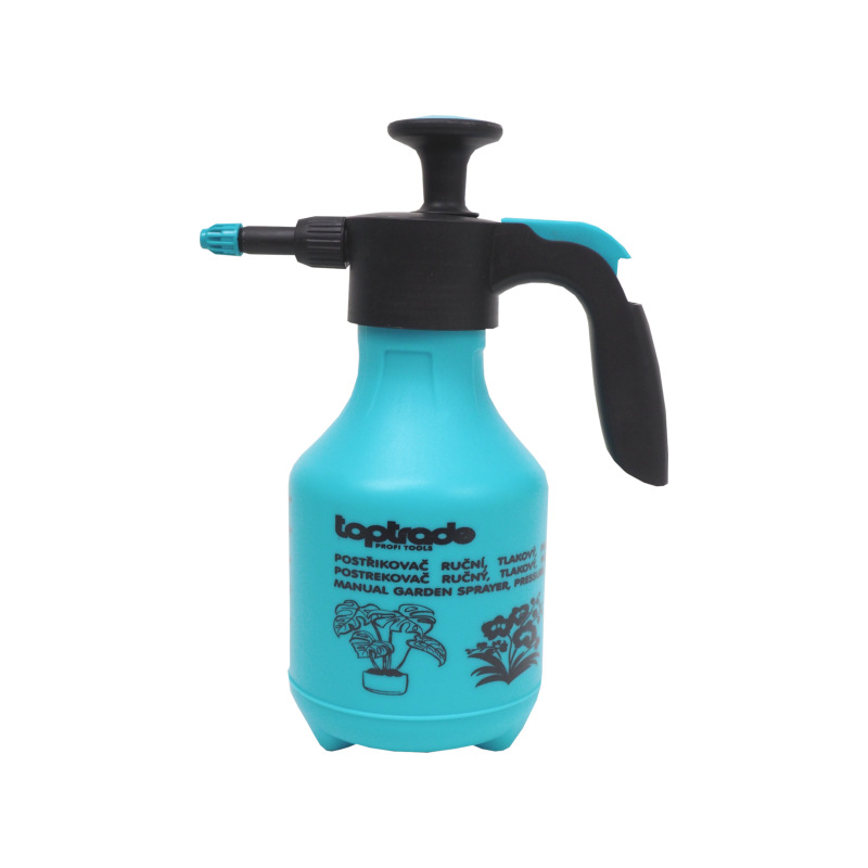 TOPTRADE postrekovač plastový, ručný, tlakový, profi, 1,5 l
