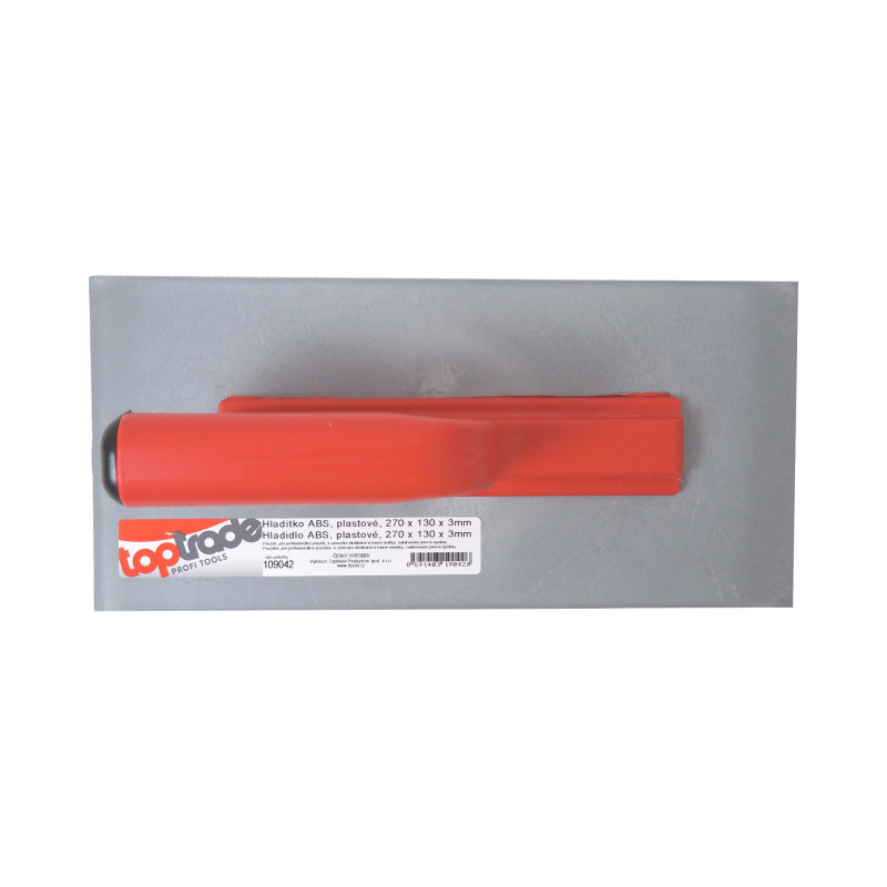 TOPTRADE hladítko ABS, plastové, s otvorenou rukoväťou, 270 x 130 x 3 mm 1