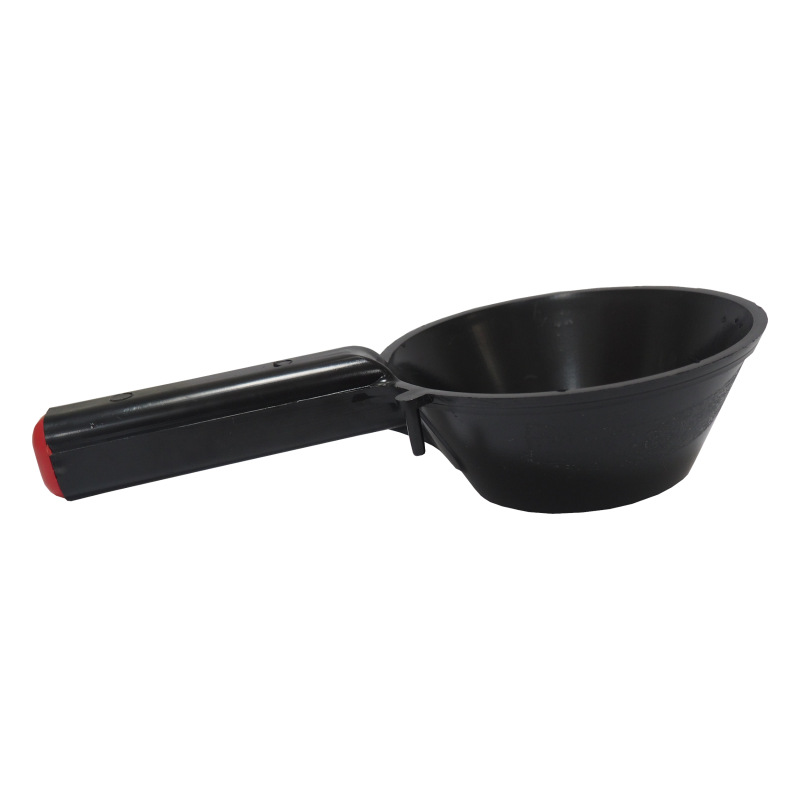 TOPTRADE naberačka s rukoväťou, plastová, O 160 mm