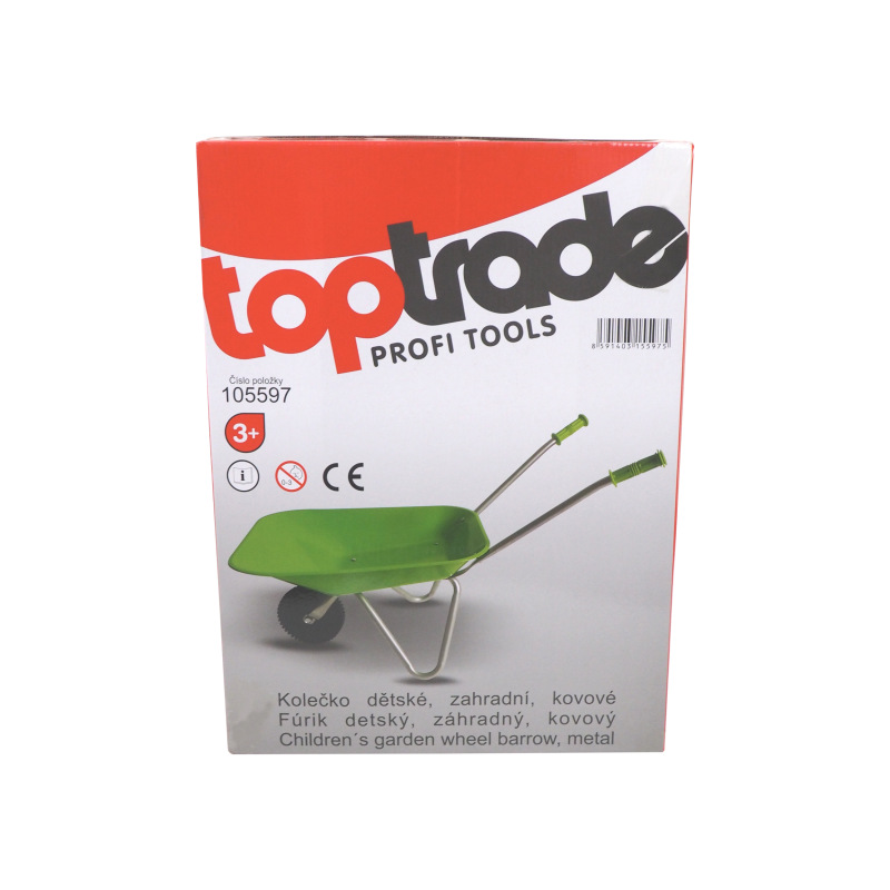TOPTRADE fúrik detský, záhradný, kovový 2