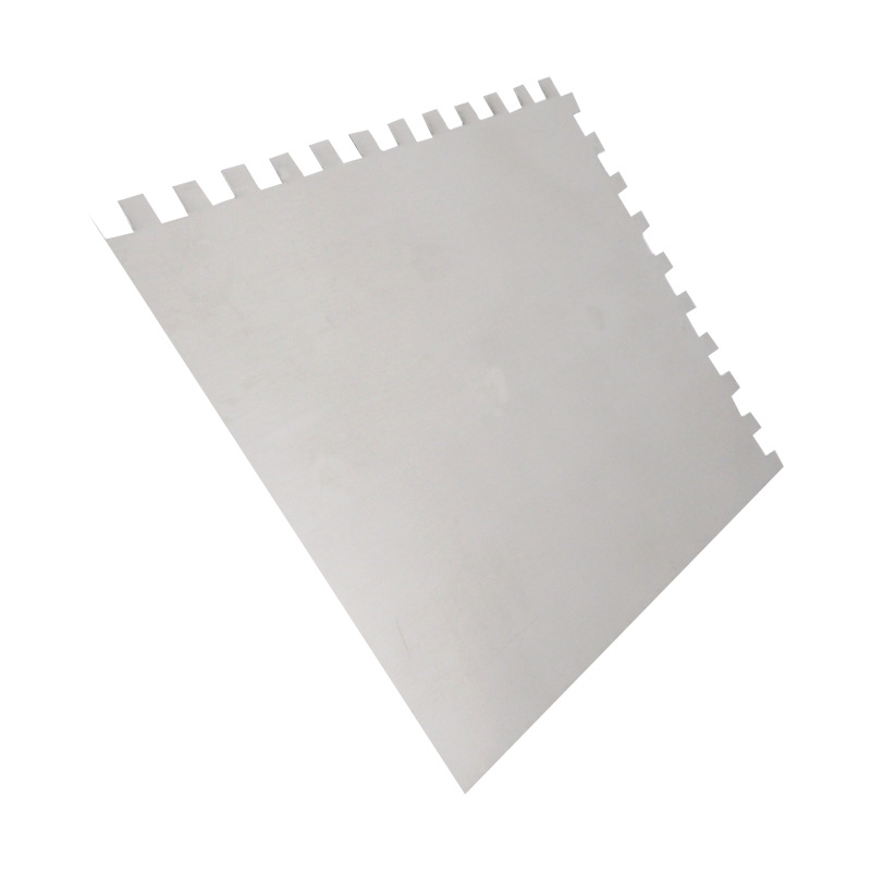 TOPTRADE hladítko nerezové, s pogumovanou rukoväťou, zub 6 mm, 360 x 120 mm 5
