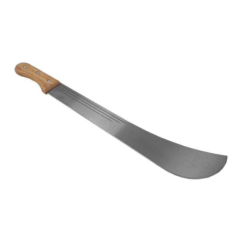 TOPTRADE mačeta oceľová, s drevenou rukoväťou, 20 "čepeľ, 700 mm 2